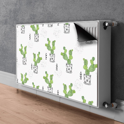 Aimant cache radiateur Cactus vert