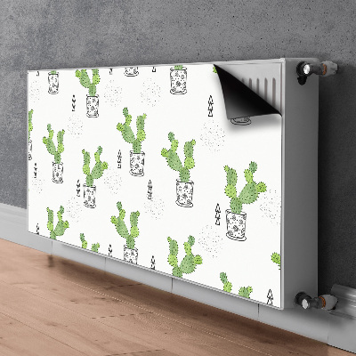 Aimant cache radiateur Cactus vert