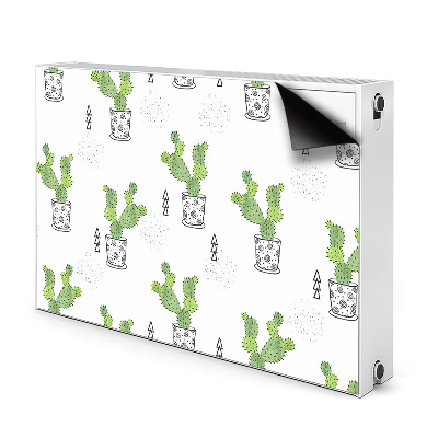 Aimant cache radiateur Cactus vert