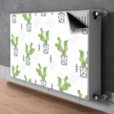 Aimant cache radiateur Cactus vert