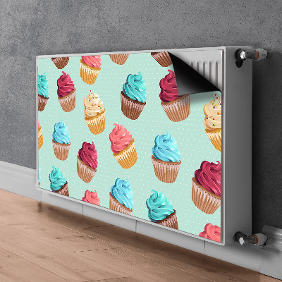 Cache radiateur déco Cupcakes de muffins