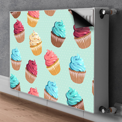 Cache radiateur déco Cupcakes de muffins