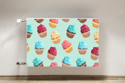 Cache radiateur déco Cupcakes de muffins