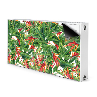 Tapis magnétique pour radiateur Fleurs exotiques