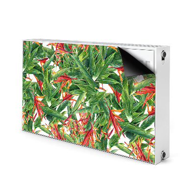 Tapis magnétique pour radiateur Fleurs exotiques