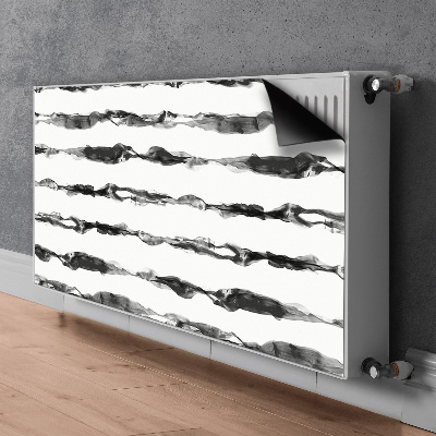 Un tapis avec un imprimé radiateur Lignes d'encre