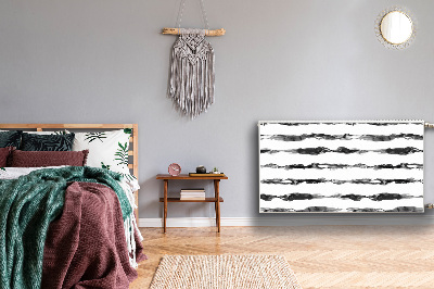 Un tapis avec un imprimé radiateur Lignes d'encre