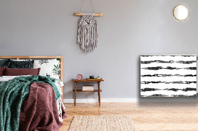 Un tapis avec un imprimé radiateur Lignes d'encre