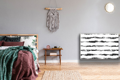 Un tapis avec un imprimé radiateur Lignes d'encre