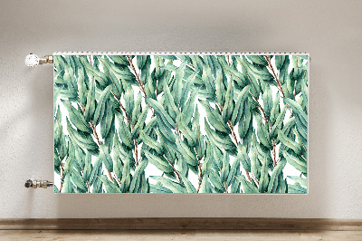 Tapis de radiateur décoratif Feuilles peintes