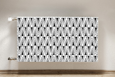 Cache radiateur déco Triangles pattern boho