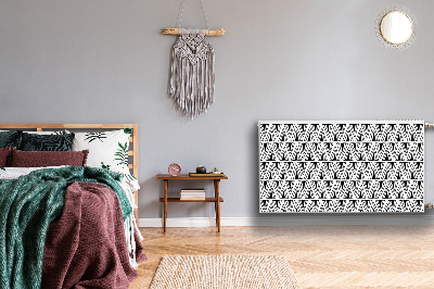 Cache radiateur déco Triangles pattern boho