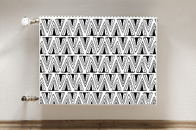 Cache radiateur déco Triangles pattern boho