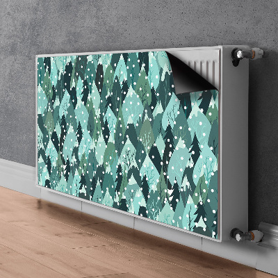 Tapis de radiateur décoratif Montagnes glaciales