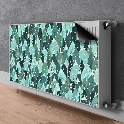 Tapis de radiateur décoratif Montagnes glaciales