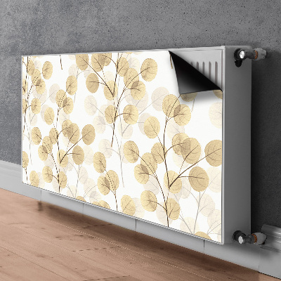 Aimant cache radiateur Branches avec feuilles