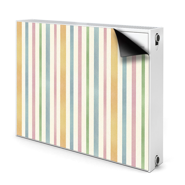 Couvercle magnétique du radiateur Lignes colorées