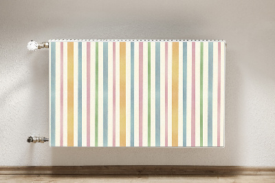 Couvercle magnétique du radiateur Lignes colorées