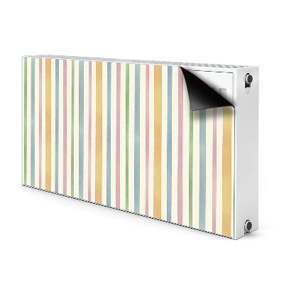 Couvercle magnétique du radiateur Lignes colorées