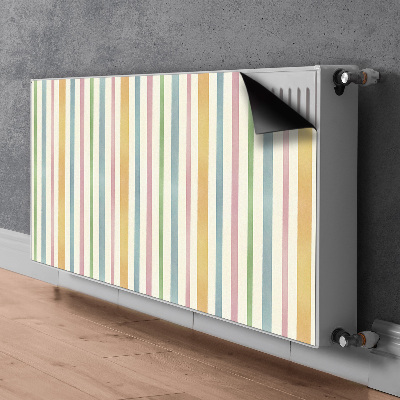 Couvercle magnétique du radiateur Lignes colorées