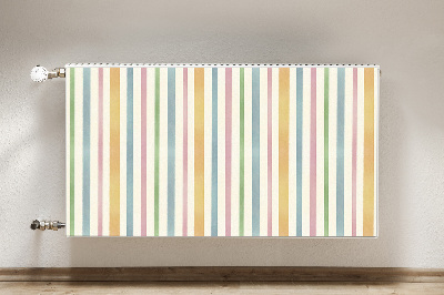 Couvercle magnétique du radiateur Lignes colorées