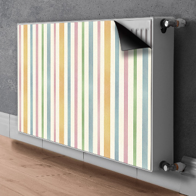 Couvercle magnétique du radiateur Lignes colorées