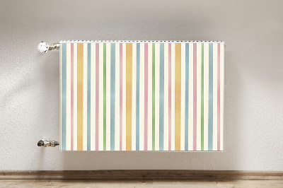 Couvercle magnétique du radiateur Lignes colorées