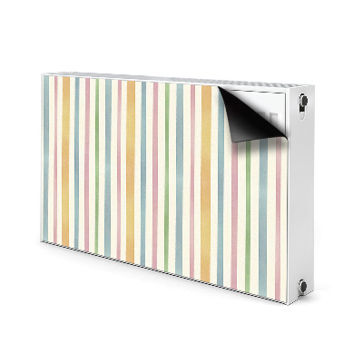 Couvercle magnétique du radiateur Lignes colorées