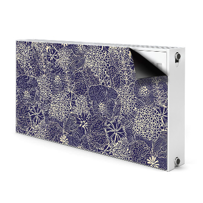 Tapis de radiateur décoratif Motif bleu