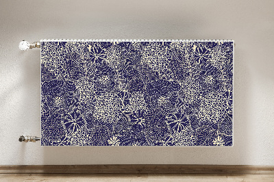 Tapis de radiateur décoratif Motif bleu