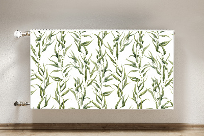 Aimant décoratif pour radiateur Feuilles d'eucalyptus