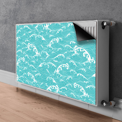 Aimant cache radiateur Vagues