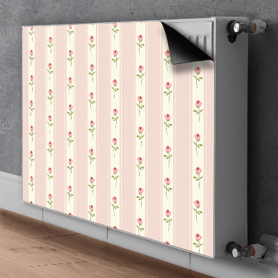 Cache radiateur déco Des roses