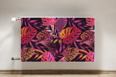 Aimant cache radiateur Jungle violette