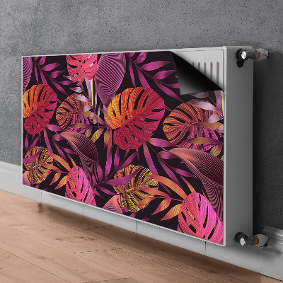 Aimant cache radiateur Jungle violette