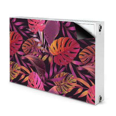 Aimant cache radiateur Jungle violette