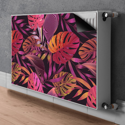 Aimant cache radiateur Jungle violette