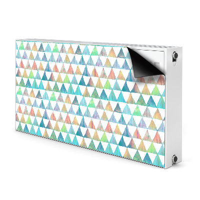 Cache radiateur déco Triangles géométriques