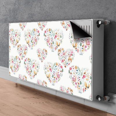 Aimant décoratif pour radiateur Renard de lapin