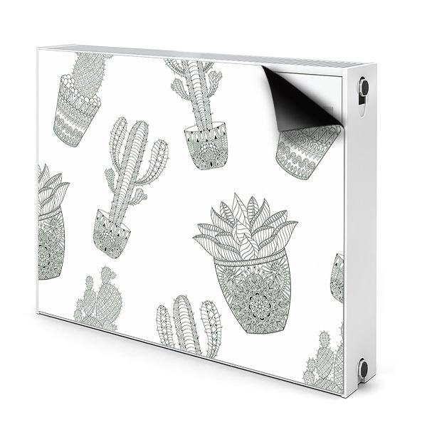 Tapis de radiateur décoratif Cactus mexicains