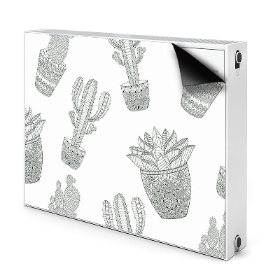 Tapis de radiateur décoratif Cactus mexicains