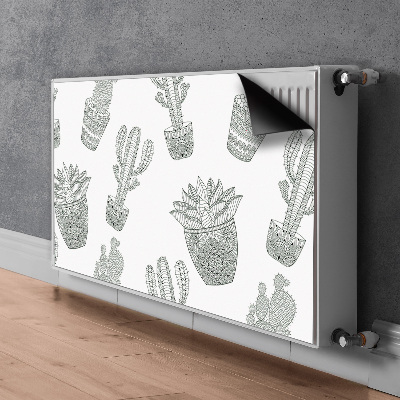 Tapis de radiateur décoratif Cactus mexicains