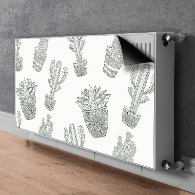 Tapis de radiateur décoratif Cactus mexicains