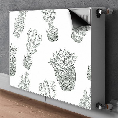 Tapis de radiateur décoratif Cactus mexicains