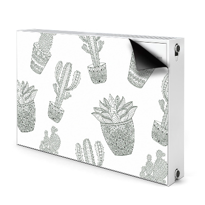 Tapis de radiateur décoratif Cactus mexicains