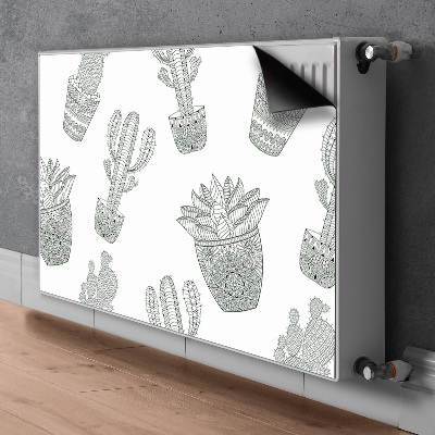 Tapis de radiateur décoratif Cactus mexicains