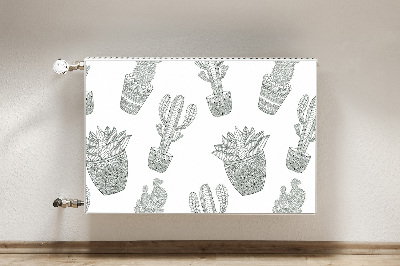 Tapis de radiateur décoratif Cactus mexicains