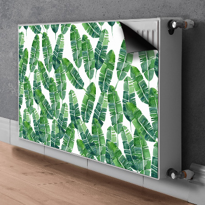 Tapis magnétique pour radiateur Feuilles exotiques