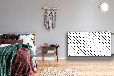 Un tapis avec un imprimé radiateur Géométrie des points