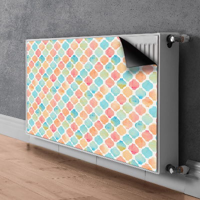 Couvercle magnétique du radiateur Motif coloré